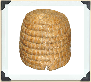 Although straw skeps are still used in marketing honey, they were common in Canada only up to 1800.  