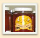 These jars of honey are ready to be boxed and then shipped to retail locations. 